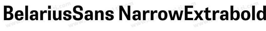 BelariusSans NarrowExtraboldoblique字体转换